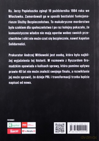 Misja Popiełuszko - Ryszard Gromadzki, Andrzej Witkowski [KSIĄŻKA]