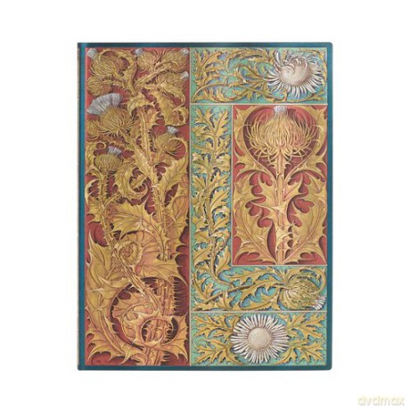 Notatnik w linie, Paperblanks Wild Thistle Ultra Flexi