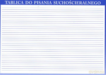 Tablica do pisania suchościeralnego