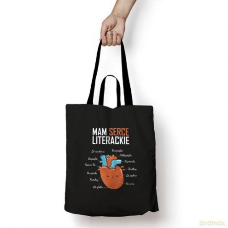 Torba bawełniana Mam serce literackie