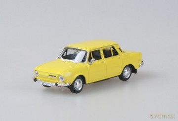 ABREX Skoda 110L 1972 (primrose yellow) 143ABS701GQ [MODELARSTWO]