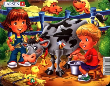 Układanka Farmkids mini 8 elementów
