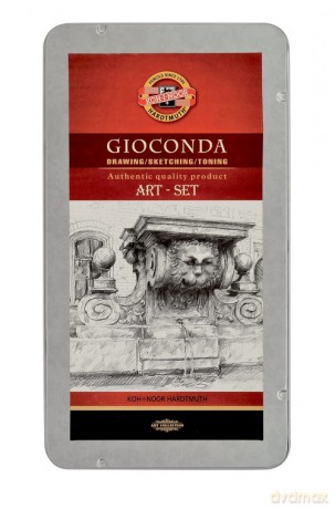 Zestaw do szkicowania Gioconda w metalowej kasetce