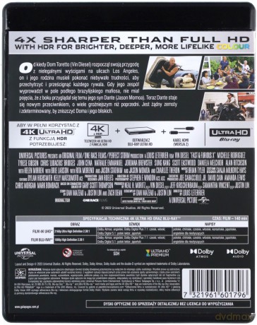 Szybcy i wściekli 10 [Blu-Ray 4K]+[Blu-Ray]