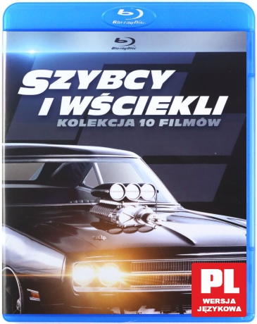 Szybcy i wściekli 1-10 Kolekcja [10xBlu-Ray]
