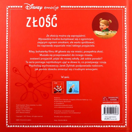 Disney emocje. Złość - Michał Goreń [KSIĄŻKA]