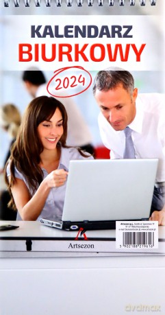 Kalendarz 2024 biurkowy A5 pionowy stojący MIX [KALENDARZ]