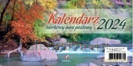 Kalendarz 2024 biurkowy mini poziomy stojący [KALENDARZ]