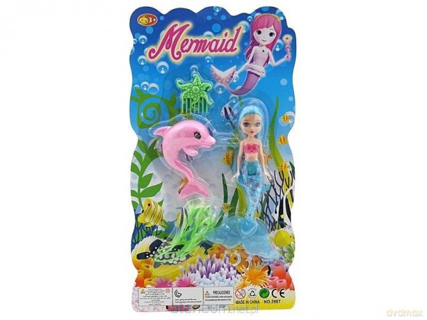 Lalka syrenka z akcesoriami mini 7cm
