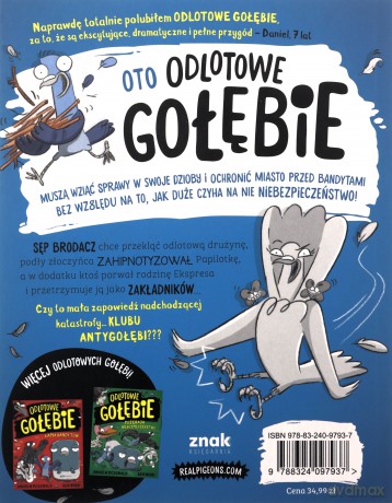 Odlotowe gołębie odpalają gniazdolot - Andrew McDonald, Ben Wood [KSIĄŻKA]