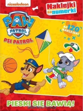 Psi Patrol. Naklejki na numerki cz.3 [KSIĄŻKA]