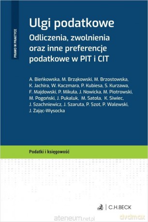 Ulgi podatkowe [KSIĄŻKA]
