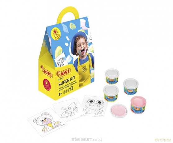 Zestaw Superkit + farby do malowania palcami