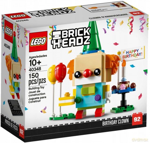 LEGO BrickHeadz Klaun z urodzinowego przyjęcia (40348) [KLOCKI]