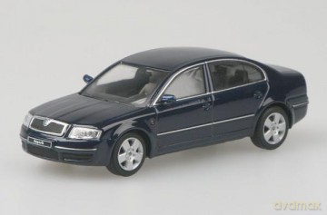 ABREX Skoda Superb (metallic dark blue) 143AB003K [MODELARSTWO]