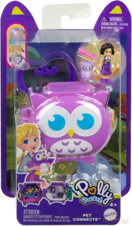 Figurka Polly Pocket + sówka [FIGURKA]