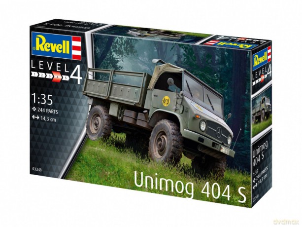 Model do sklejania Pojazd UNIMOG 404 S 1/35
