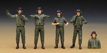 ACADEMY IDF Tank Crew Set 1380 [MODELARSTWO]