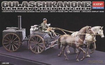 ACADEMY Niemiecka Kuchnia Polowa 1322 [MODELARSTWO]