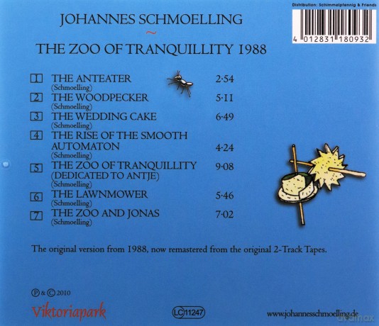 Johannes Schmoelling: The Zoo Of Tranquillity [CD]