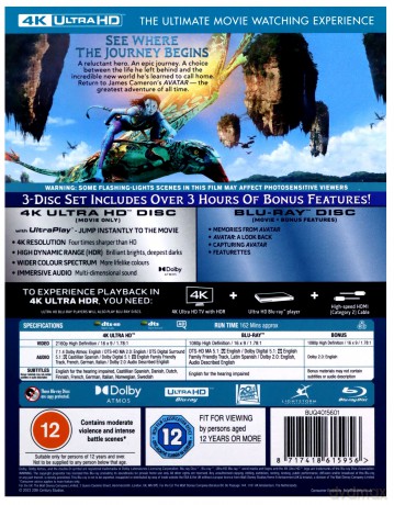 Avatar (Remastered 2022) [Blu-Ray 4K]+[Blu-Ray]
