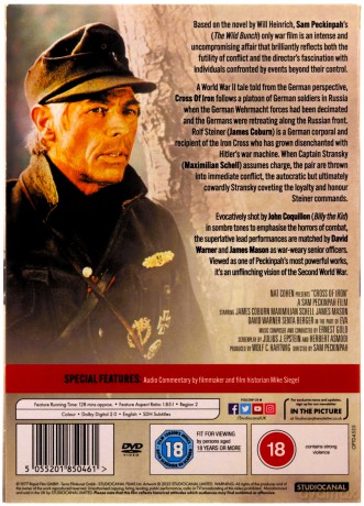 Cross Of Iron (2023 Restoration) (Żelazny krzyż) [DVD]
