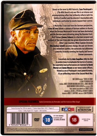 Cross Of Iron (2023 Restoration) (Żelazny krzyż) [DVD]