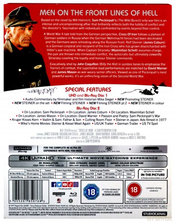 Cross Of Iron (steelbook) (Żelazny krzyż) [Blu-Ray 4K]+[2xBlu-Ray]