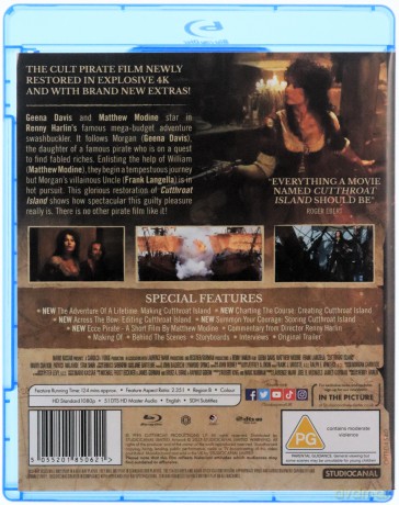 Cutthroat Island (Wyspa piratów) [Blu-Ray]
