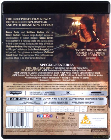 Cutthroat Island (Wyspa piratów) [Blu-Ray 4K]+[Blu-Ray]