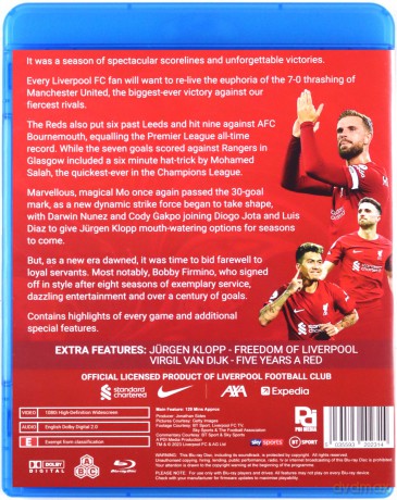 Liverpool Football Club Season Review 2022/23 [Blu-Ray]