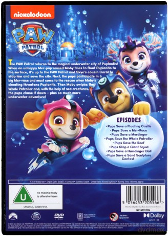 Paw Patrol: Aqua Pups (Psi Patrol) [DVD]