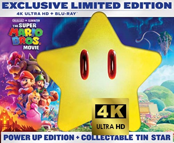 Super Mario Bros. Movie (Tin) (Super Mario Bros: Film) [Blu-Ray 4K]+[Blu-Ray]