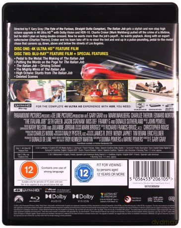 The Italian Job (2003) (Włoska robota) [Blu-Ray 4K]+[Blu-Ray]