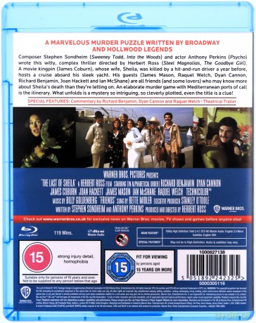 The Last Of Sheila (Ostatnie słowo Sheili) [Blu-Ray]