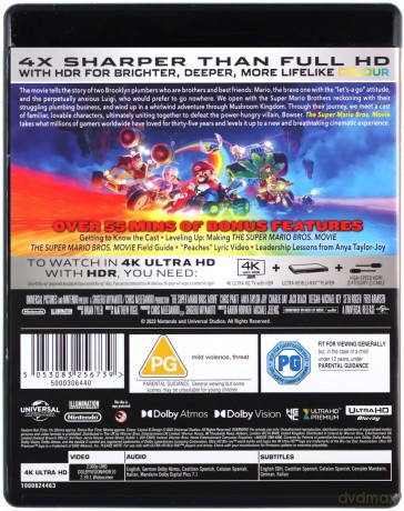 The Super Mario Bros. Movie (Super Mario Bros: Film) [Blu-Ray 4K]