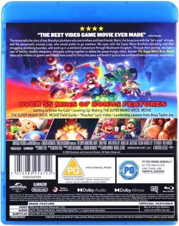 The Super Mario Bros. Movie (Super Mario Bros: Film) [Blu-Ray]