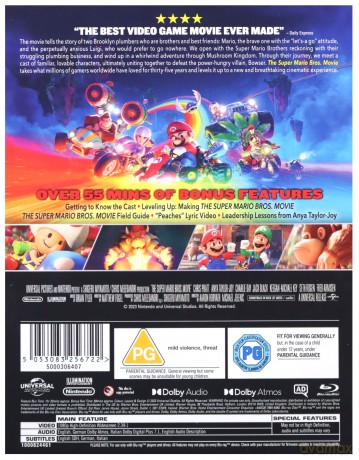 The Super Mario Bros. Movie (Super Mario Bros: Film) [Blu-Ray]