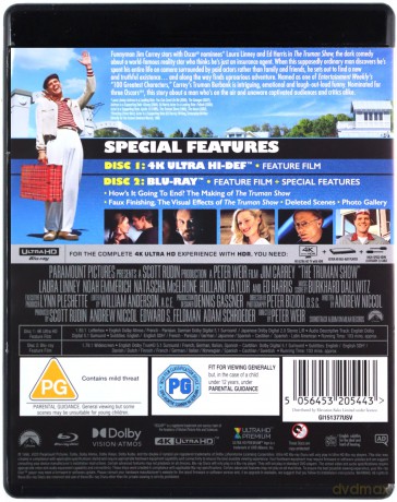 The Truman Show [Blu-Ray 4K]+[Blu-Ray]