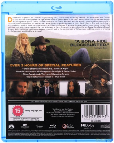 Yellowstone Season 5 Part One [4xBlu-Ray]
