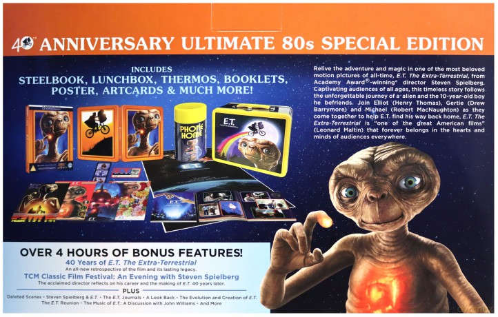 E.T. The Extra-Terrestrial 40th Anniversary Ultimate 80's Edition [Blu-Ray 4K]+[Blu-Ray]
