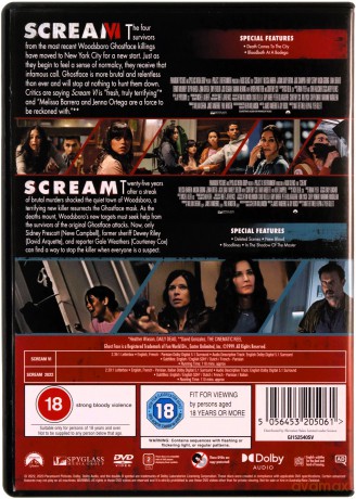 Scream (2022) + Scream VI (Krzyk) [2DVD]