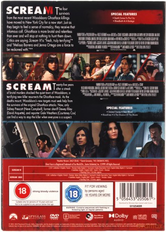 Scream (2022) + Scream VI (Krzyk) [2DVD]