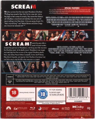 Scream (2022) + Scream VI (Krzyk) [2xBlu-Ray]