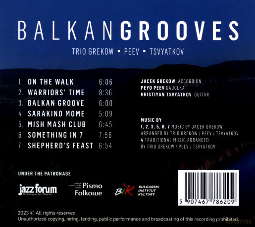 Trio Grekow Peev Tsvyatkov: Balkan Grooves [CD]