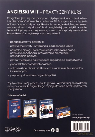 Angielski w IT. Praktyczny kurs. Komunikacja - Anna Lewoc [KSIĄŻKA]