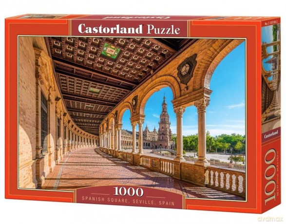 CASTORLAND Puzzle 1000 el. Spanish Square, Seville, Spain [PUZZLE]