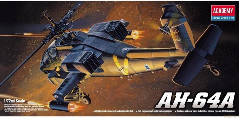 ACADEMY AH64A Apache 12488 [MODELARSTWO]