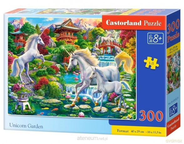 CASTORLAND Puzzle 300 el. Unicorn Garden [PUZZLE]