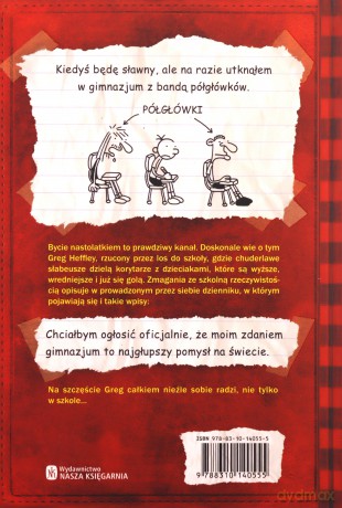 Dziennik cwaniaczka - Jeff Kinney, Jeff Kinney, Anna Nowak [KSIĄŻKA]